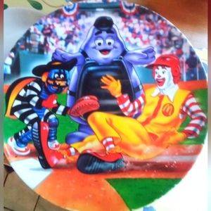 Collectable McDonald's Baseball Plate